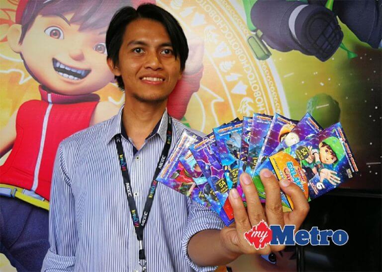 Edar 4.5 juta pek BoBoiBoy Galaxy Card™