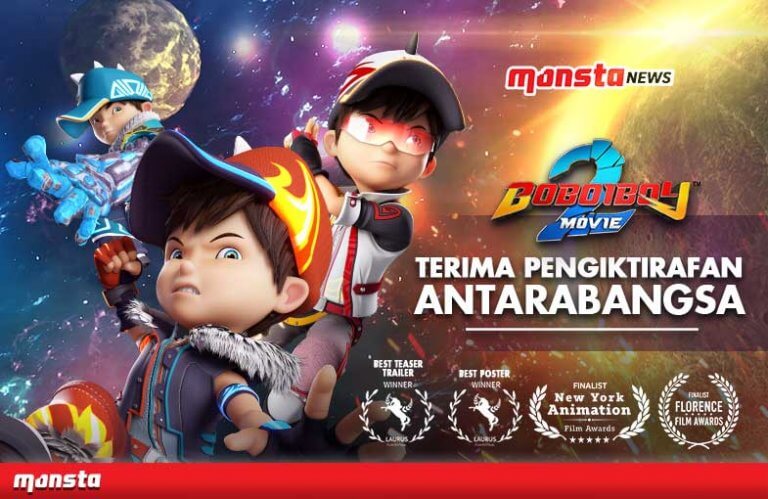 BoBoiBoy Movie 2 Menerima Pengiktirafan Menerusi Pelbagai Anugerah Antarabangsa