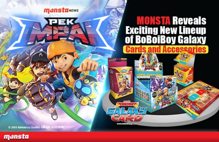 Monsta’s Exciting New BoBoiBoy Galaxy Card Lineup and Accessories